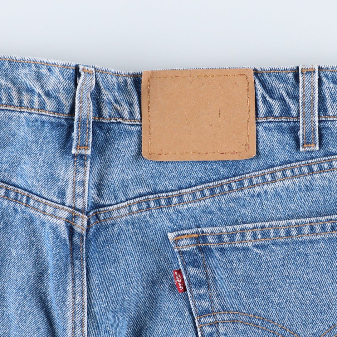 90'S Levi's 550 Relaxed Fit Tapered Denim Pants Made in USA Men's W35 Vintage cotton Blue type light blue Vintage Second Hand