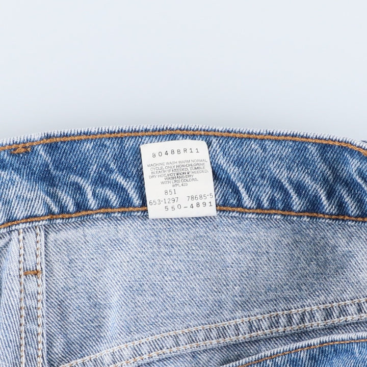 90'S Levi's 550 Relaxed Fit Tapered Denim Pants Made in USA Men's W35 Vintage cotton Blue type light blue Vintage Second Hand