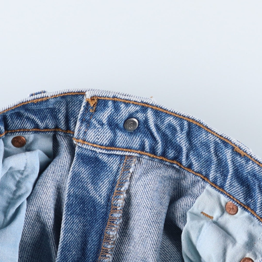 90'S Levi's 550 Relaxed Fit Tapered Denim Pants Made in USA Men's W35 Vintage cotton Blue type light blue Vintage Second Hand