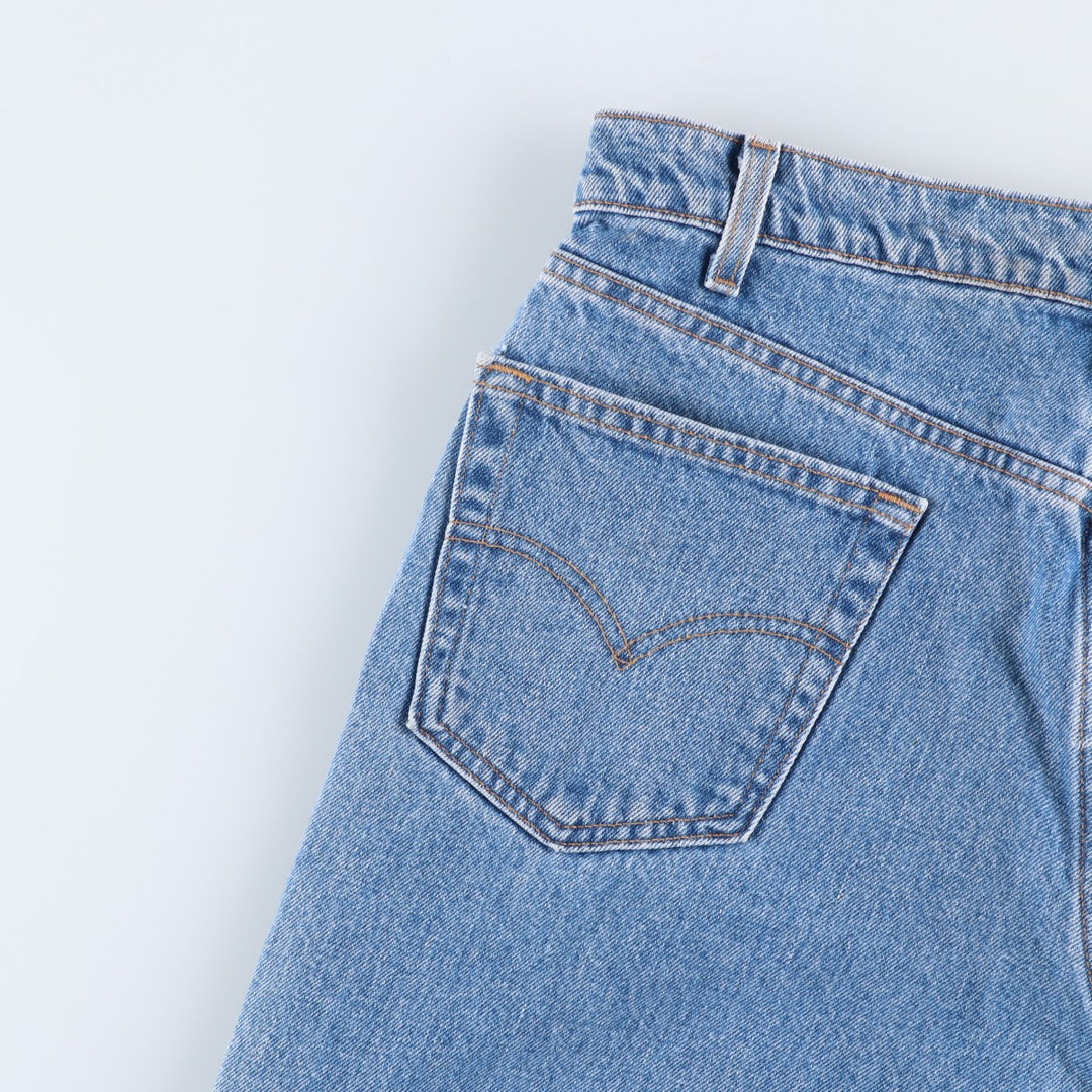 90'S Levi's 550 Relaxed Fit Tapered Denim Pants Made in USA Men's W35 Vintage cotton Blue type light blue Vintage Second Hand