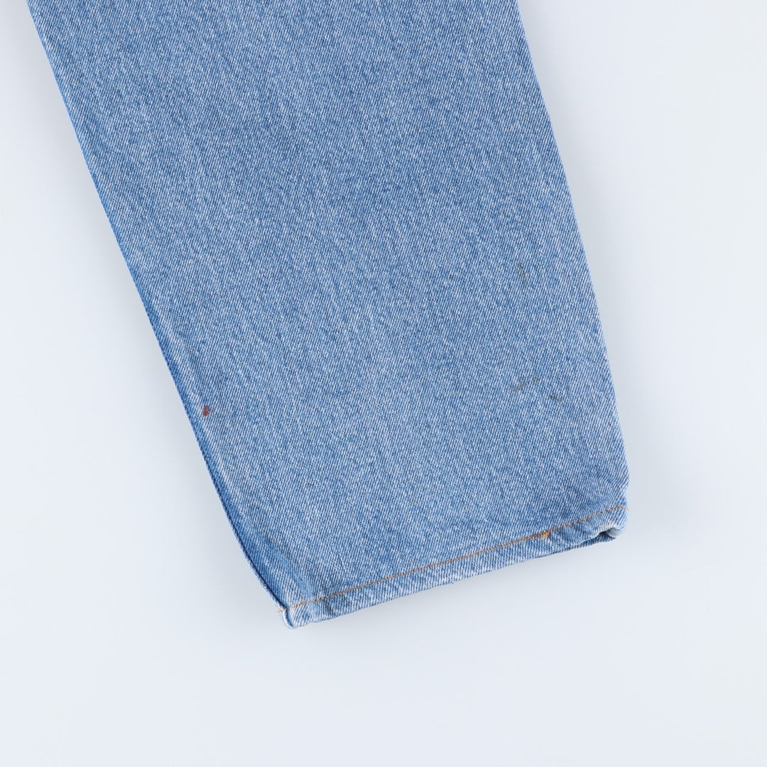 90'S Levi's 550 Relaxed Fit Tapered Denim Pants Made in USA Men's W35 Vintage cotton Blue type light blue Vintage Second Hand