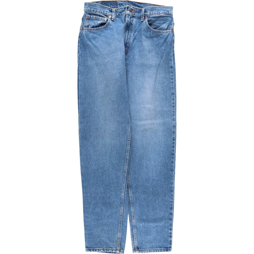 90'S Levi's 550 Relaxed Fit Tapered Denim Pants Made in USA Men's W32 Vintage cotton blue type Vintage Second Hand