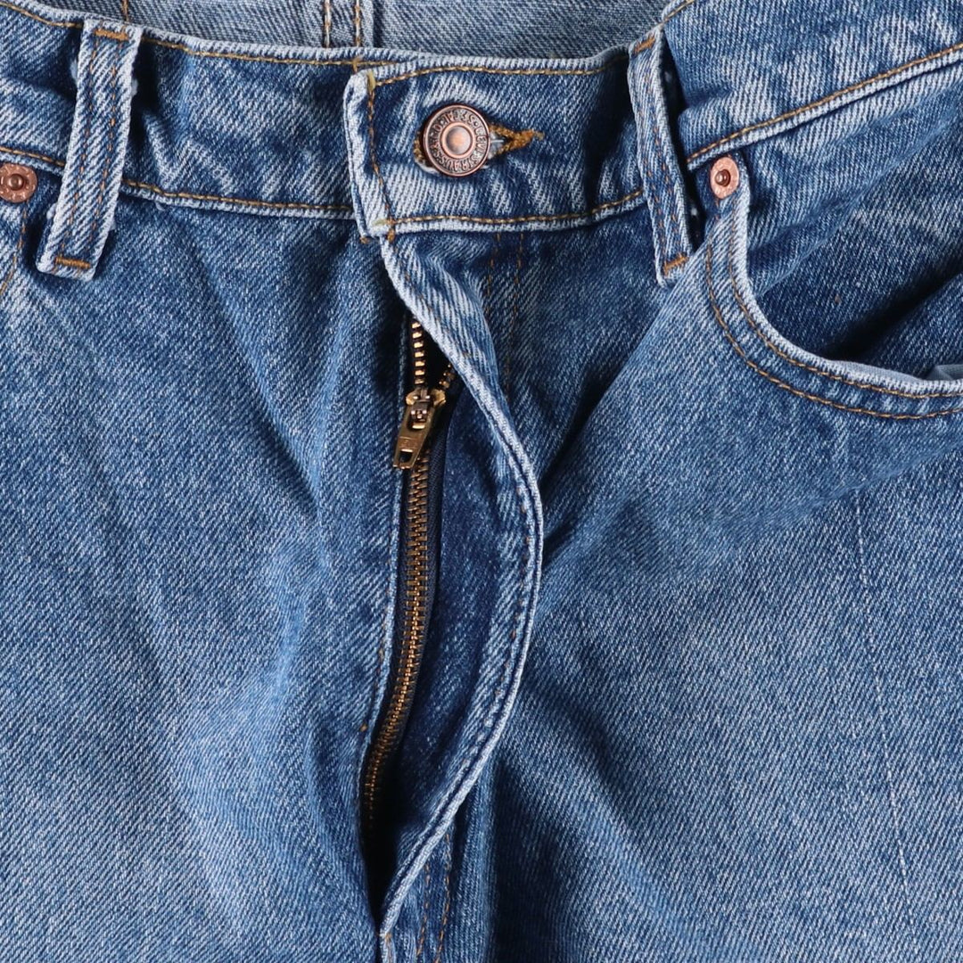 90'S Levi's 550 Relaxed Fit Tapered Denim Pants Made in USA Men's W32 Vintage cotton blue type Vintage Second Hand