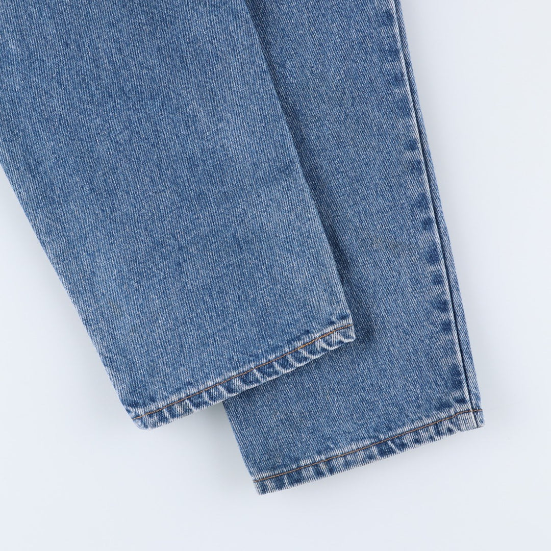 90'S Levi's 550 Relaxed Fit Tapered Denim Pants Made in USA Men's W32 Vintage cotton blue type Vintage Second Hand
