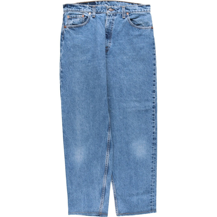 90'S Levi's 550 Relaxed Fit Tapered Denim Pants Made in USA Men's W34 Vintage cotton blue type Vintage Second Hand