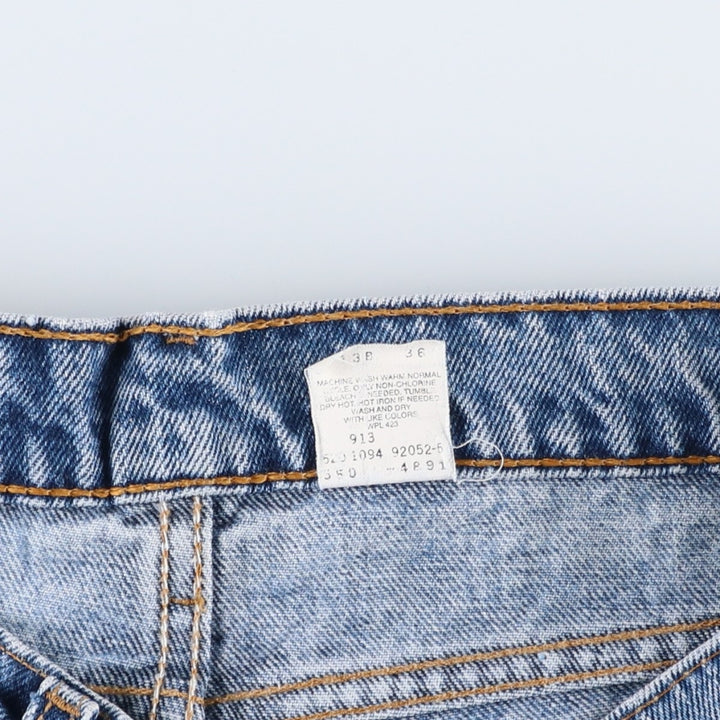 90'S Levi's 550 Relaxed Fit Tapered Denim Pants Made in USA Men's W34 Vintage cotton blue type Vintage Second Hand