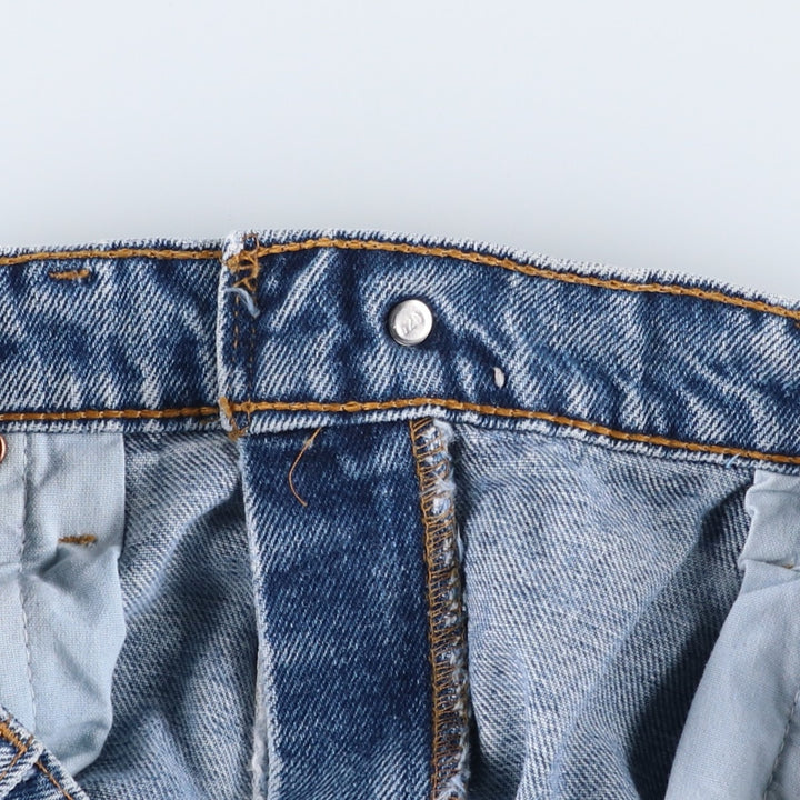 90'S Levi's 550 Relaxed Fit Tapered Denim Pants Made in USA Men's W34 Vintage cotton blue type Vintage Second Hand