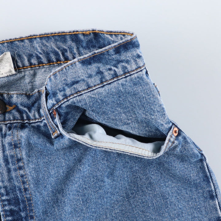 90'S Levi's 550 Relaxed Fit Tapered Denim Pants Made in USA Men's W34 Vintage cotton blue type Vintage Second Hand