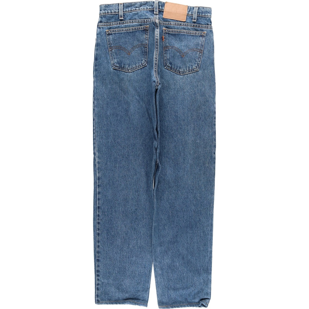 90'S Levi's 550 Tapered Denim Pants Made in USA Men's W31 Vintage cotton blue type Vintage Second Hand