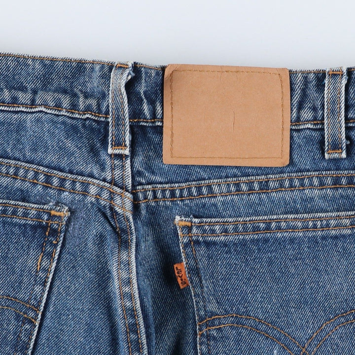 90'S Levi's 550 Tapered Denim Pants Made in USA Men's W31 Vintage cotton blue type Vintage Second Hand