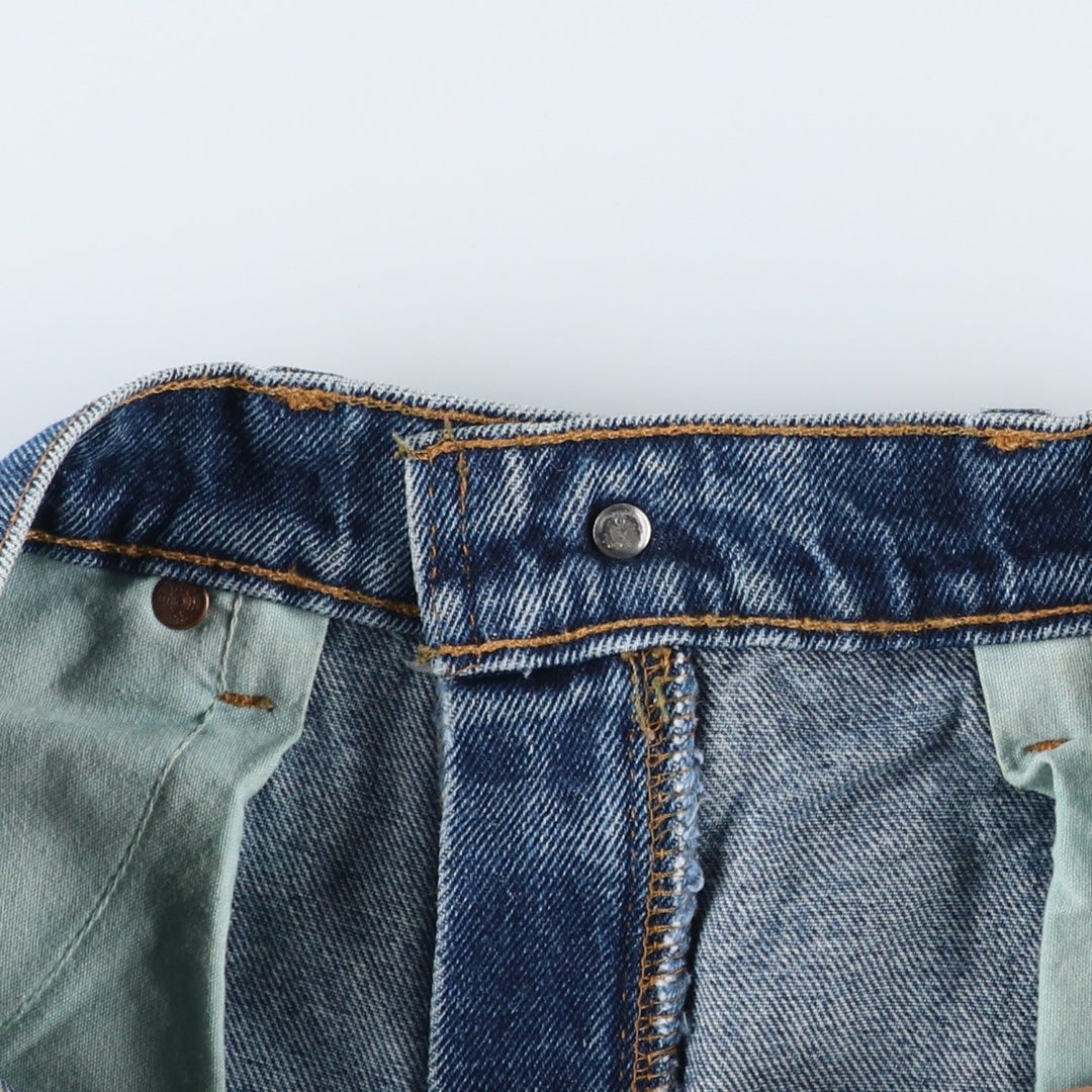 90'S Levi's 550 Tapered Denim Pants Made in USA Men's W31 Vintage cotton blue type Vintage Second Hand