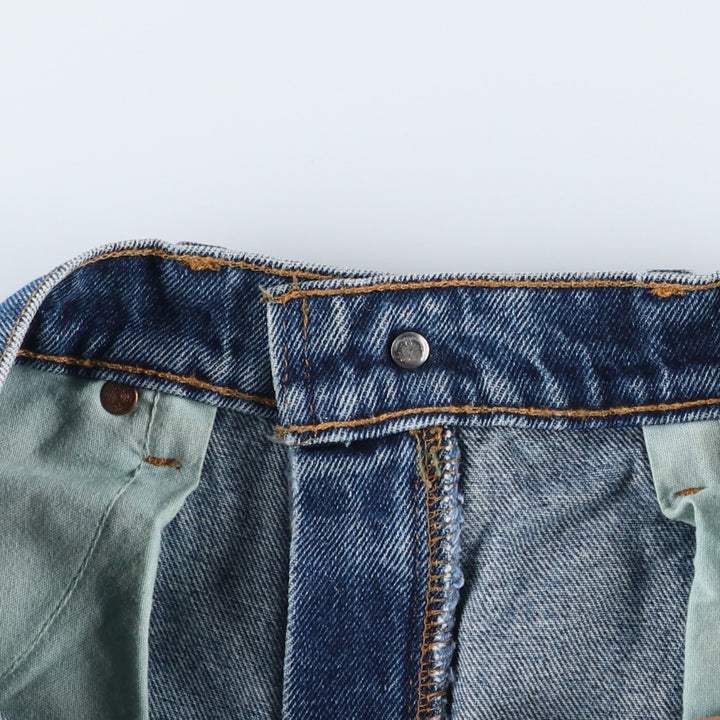 90'S Levi's 550 Tapered Denim Pants Made in USA Men's W31 Vintage cotton blue type Vintage Second Hand