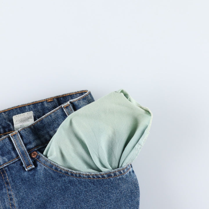 90'S Levi's 550 Tapered Denim Pants Made in USA Men's W31 Vintage cotton blue type Vintage Second Hand