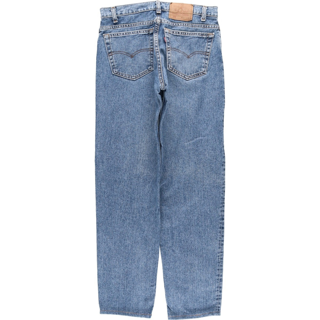 Levi's 550 Tapered Denim Pants, Made in USA, Men's, Size W31 cotton Blue type light blue Vintage Second Hand