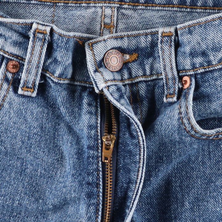 Levi's 550 Tapered Denim Pants, Made in USA, Men's, Size W31 cotton Blue type light blue Vintage Second Hand