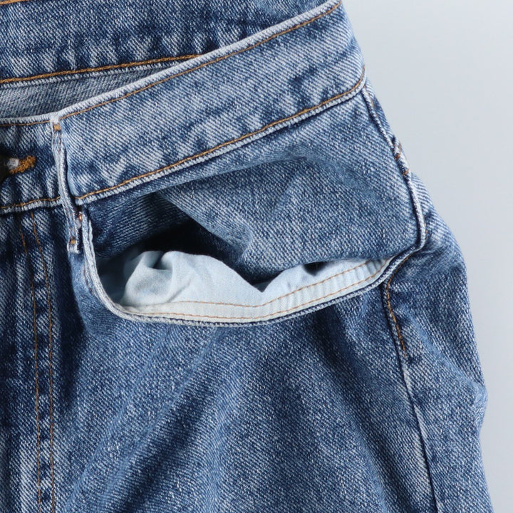 Levi's 550 Tapered Denim Pants, Made in USA, Men's, Size W31 cotton Blue type light blue Vintage Second Hand