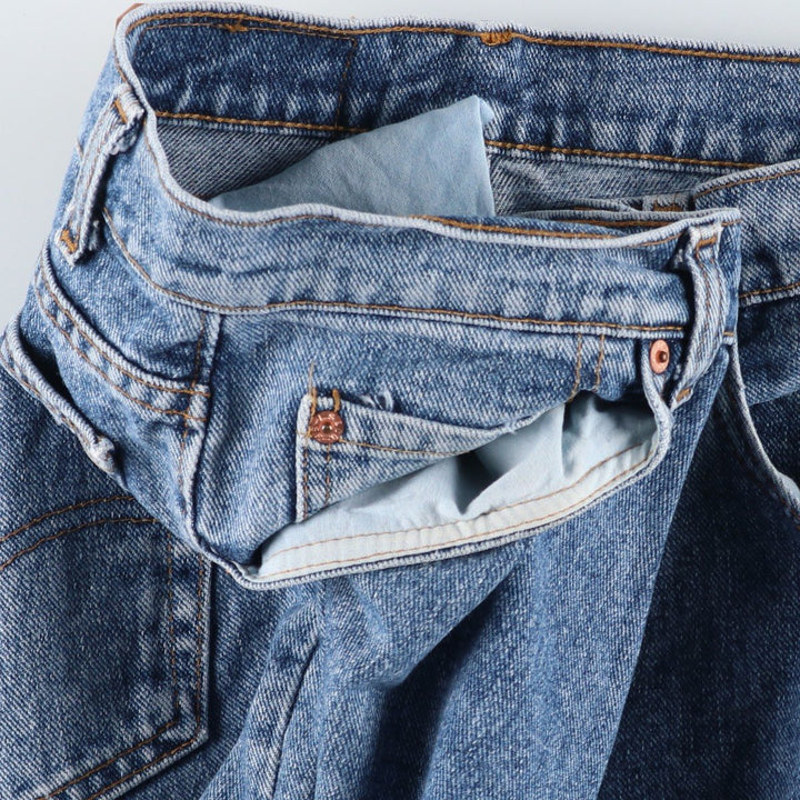 Levi's 550 Tapered Denim Pants, Made in USA, Men's, Size W31 cotton Blue type light blue Vintage Second Hand