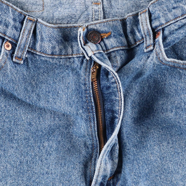 90s-00'S Levi's 550 Tapered Denim Pants, Made in USA, Men's Size 34 cotton Blue type light blue Vintage Second Hand