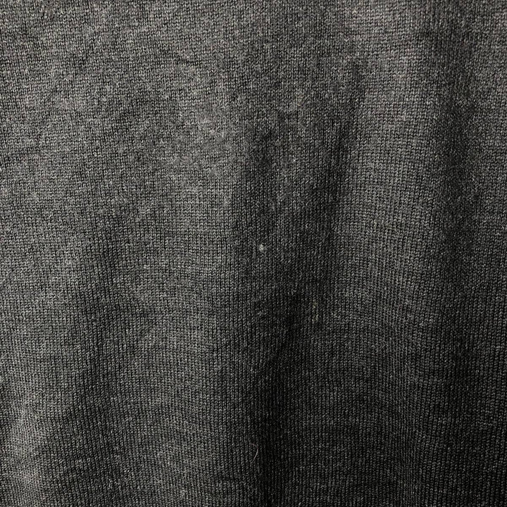 Burberry's London Merino Wool Knit Sweater, Made in Spain, Men's Size L Merino wool Charcoal Vintage Second Hand