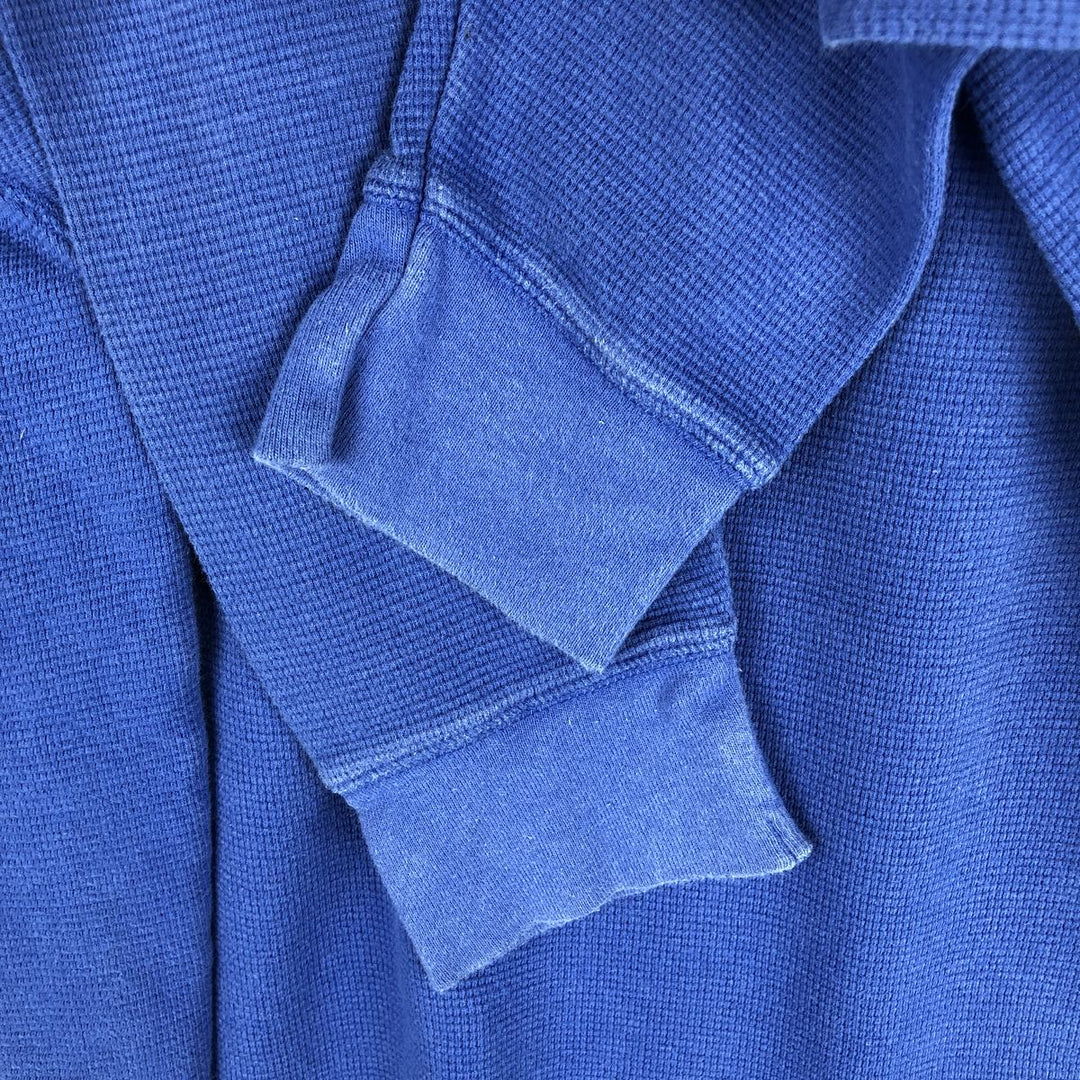 Ralph Lauren POLO RALPH LAUREN Thermal Long T-Shirt Men's Size L cotton blue type Vintage Second Hand