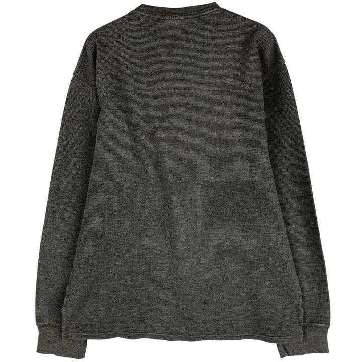 Ralph Lauren POLO RALPH LAUREN SLEEPWEAR Thermal Long T-Shirt, Men's Size L cotton gray type Vintage Second Hand