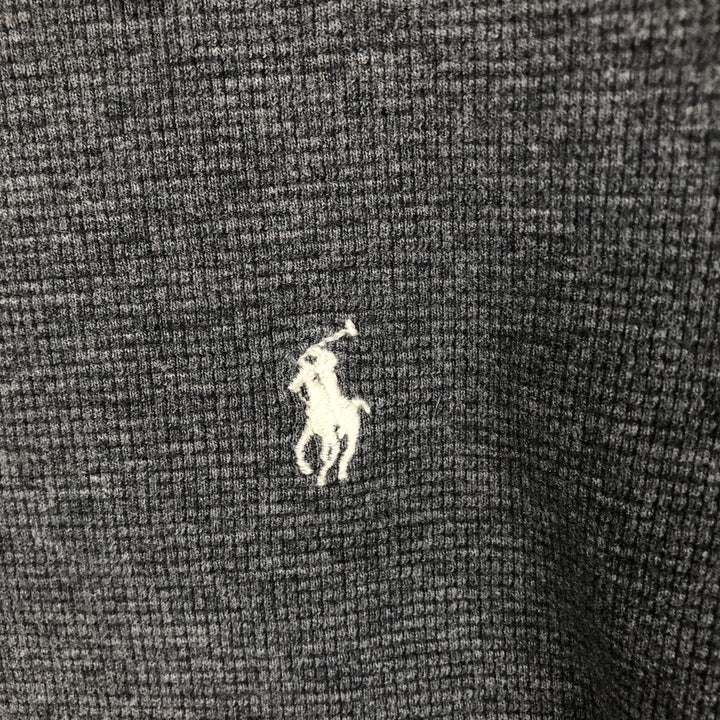 Ralph Lauren POLO RALPH LAUREN SLEEPWEAR Thermal Long T-Shirt, Men's Size L cotton gray type Vintage Second Hand