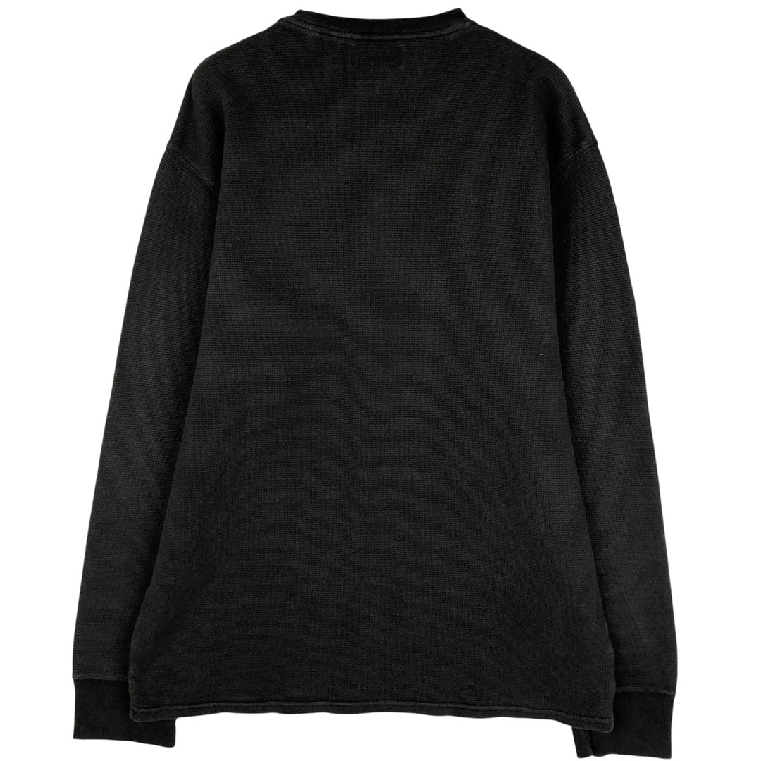 Ralph Lauren POLO RALPH LAUREN Thermal Long T-Shirt Men's XL cotton black type Vintage Second Hand