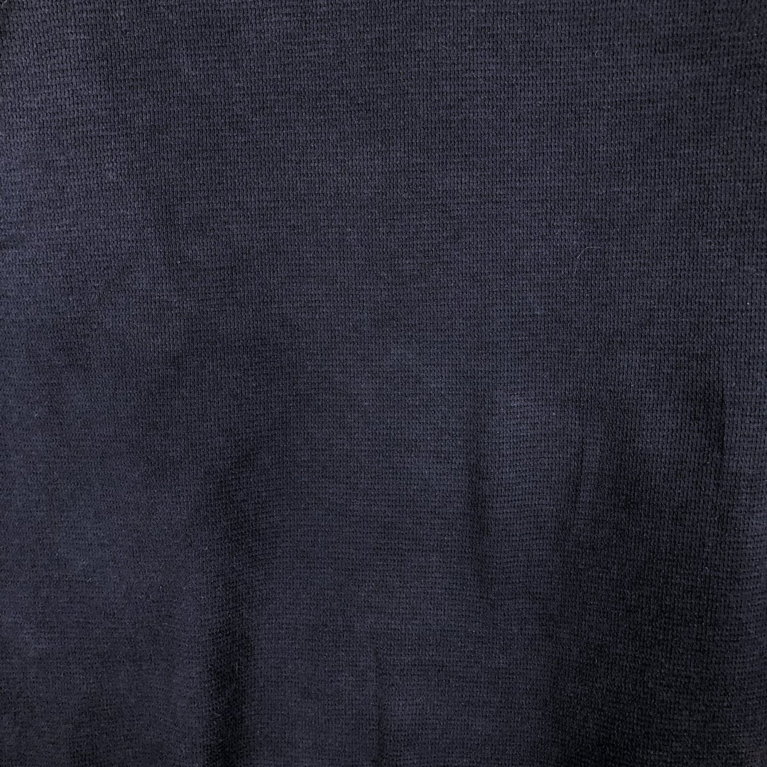 Ralph Lauren POLO RALPH LAUREN SLEEPWEAR Thermal Long T-shirt Waffle Men's XL cotton navy blue type Vintage Second Hand