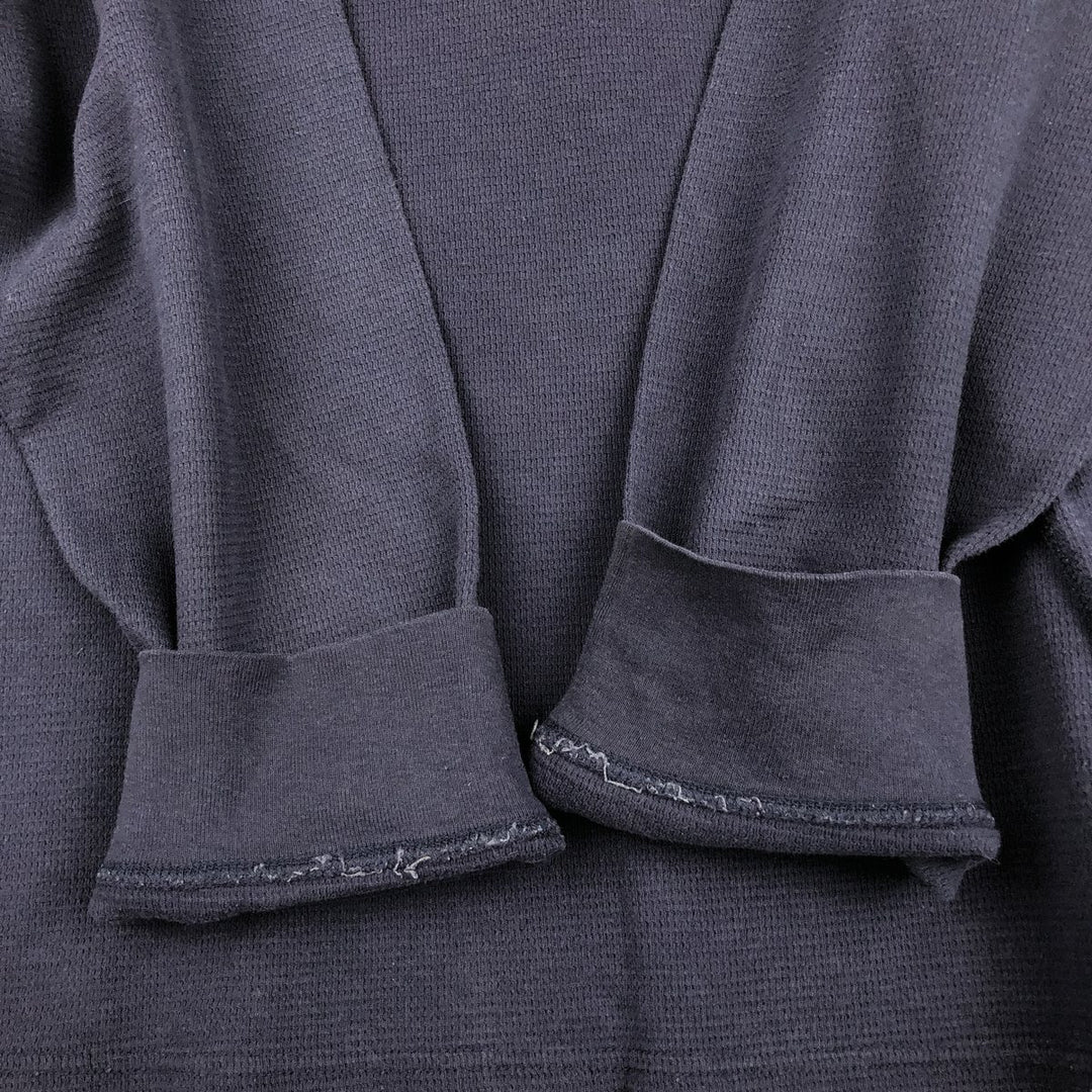 Ralph Lauren POLO RALPH LAUREN SLEEPWEAR Thermal Long T-shirt Waffle Men's XL cotton navy blue type Vintage Second Hand