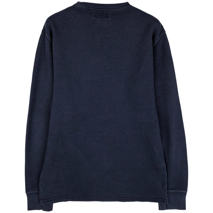 Ralph Lauren POLO RALPH LAUREN Thermal Long T-shirt Men's S size cotton navy blue type Vintage Second Hand
