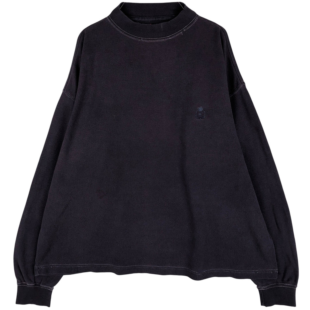 Ralph Lauren CHAPS Thermal T-shirt, waffle, men's size L cotton navy blue type Vintage Second Hand