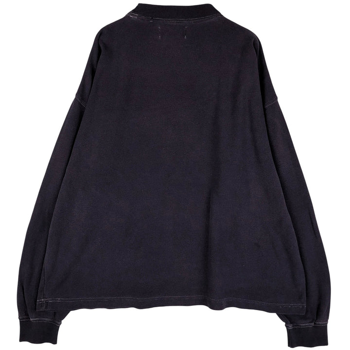 Ralph Lauren CHAPS Thermal T-shirt, waffle, men's size L cotton navy blue type Vintage Second Hand