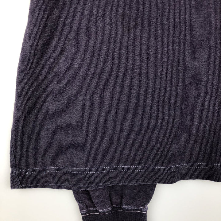 Ralph Lauren CHAPS Thermal T-shirt, waffle, men's size L cotton navy blue type Vintage Second Hand