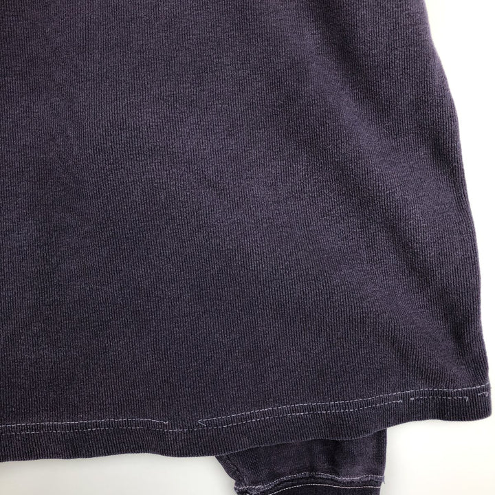 Ralph Lauren CHAPS Thermal T-shirt, waffle, men's size L cotton navy blue type Vintage Second Hand