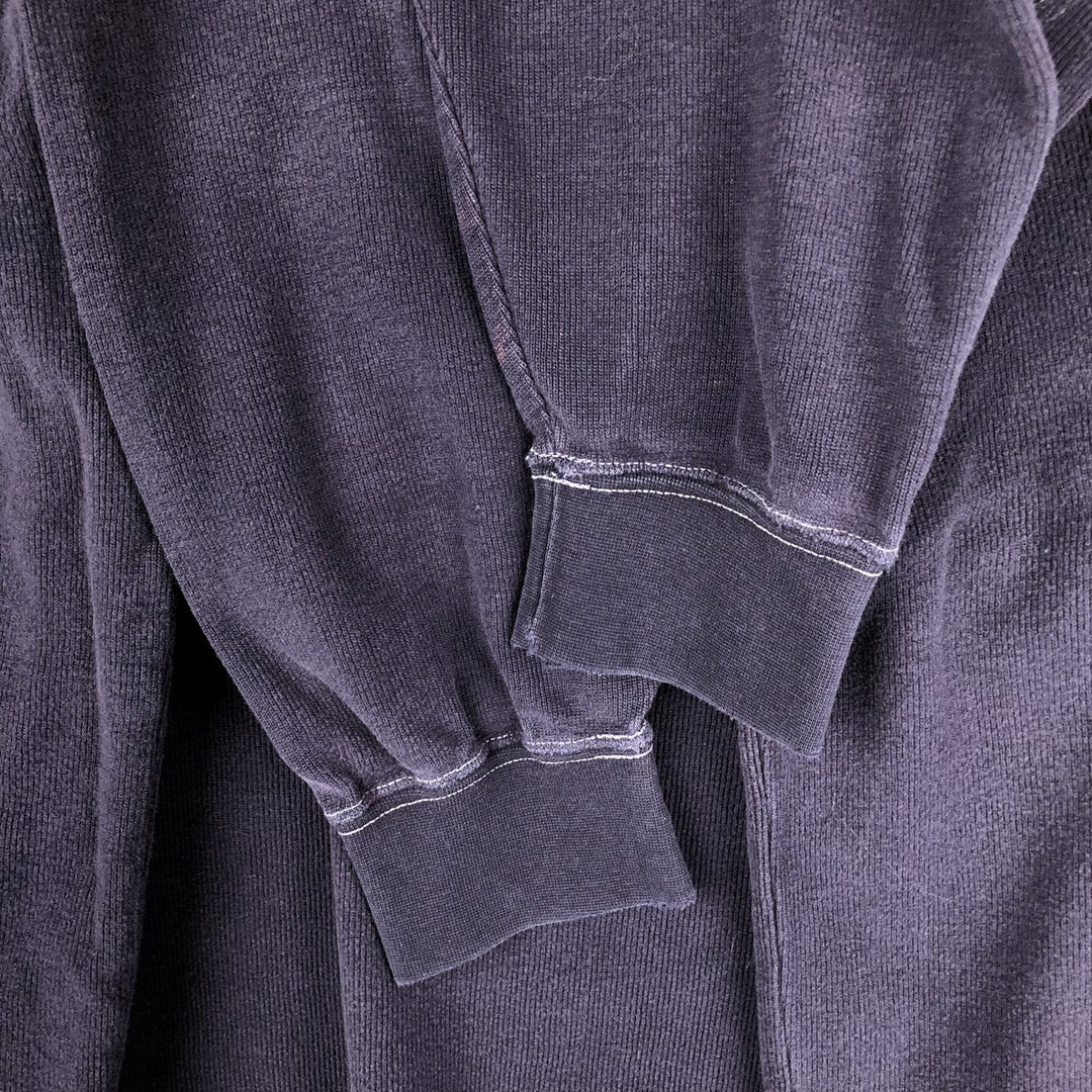 Ralph Lauren CHAPS Thermal T-shirt, waffle, men's size L cotton navy blue type Vintage Second Hand