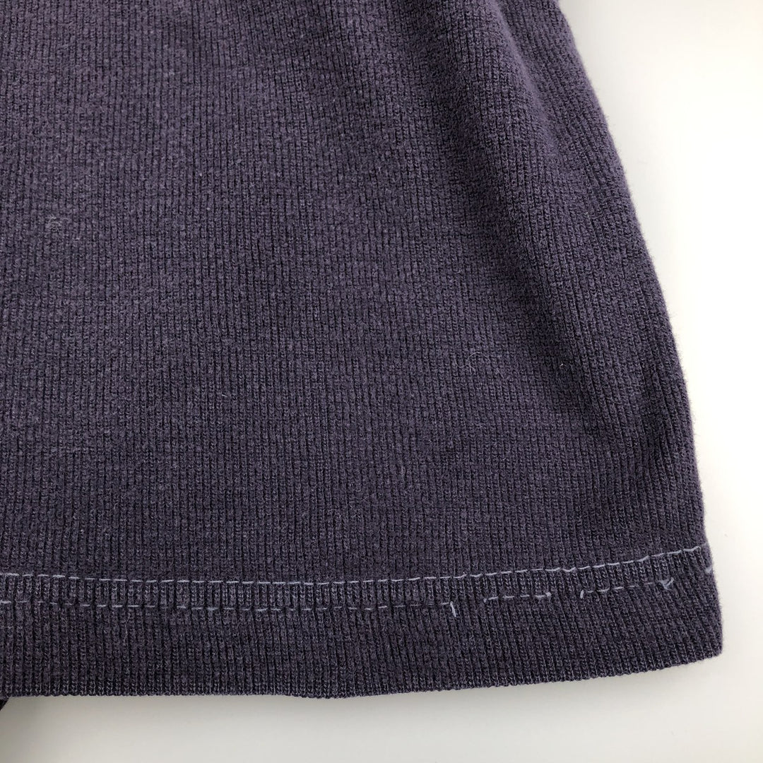 Ralph Lauren CHAPS Thermal T-shirt, waffle, men's size L cotton navy blue type Vintage Second Hand