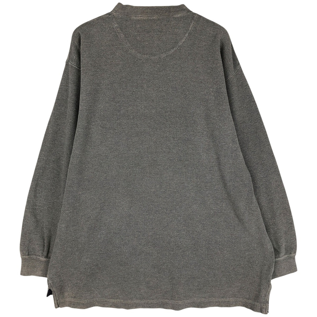 Ralph Lauren CHAPS Thermal Long T-Shirt, Waffle, Men's Size M unclear gray type Vintage Second Hand