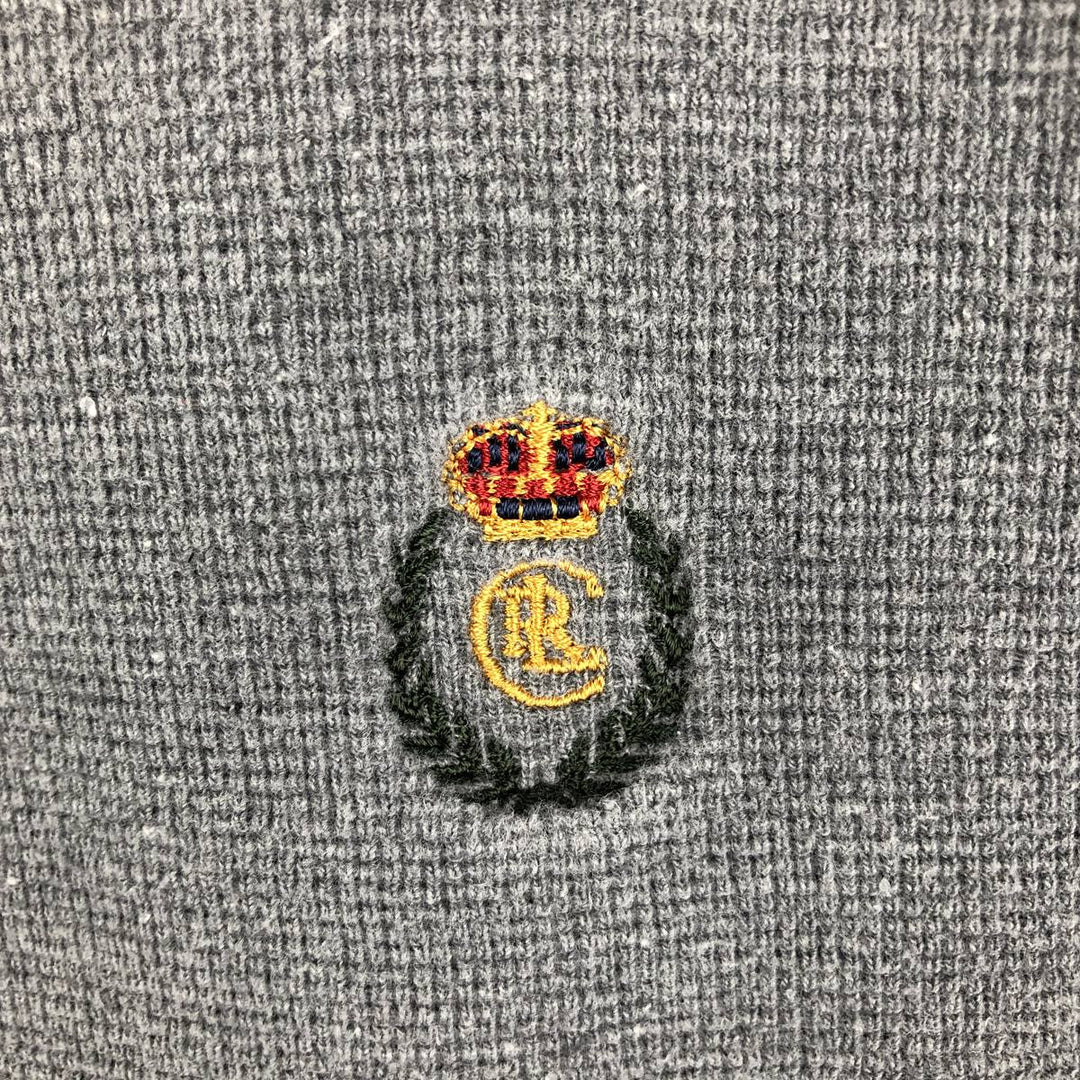 Ralph Lauren CHAPS Thermal Long T-Shirt, Waffle, Men's Size M unclear gray type Vintage Second Hand