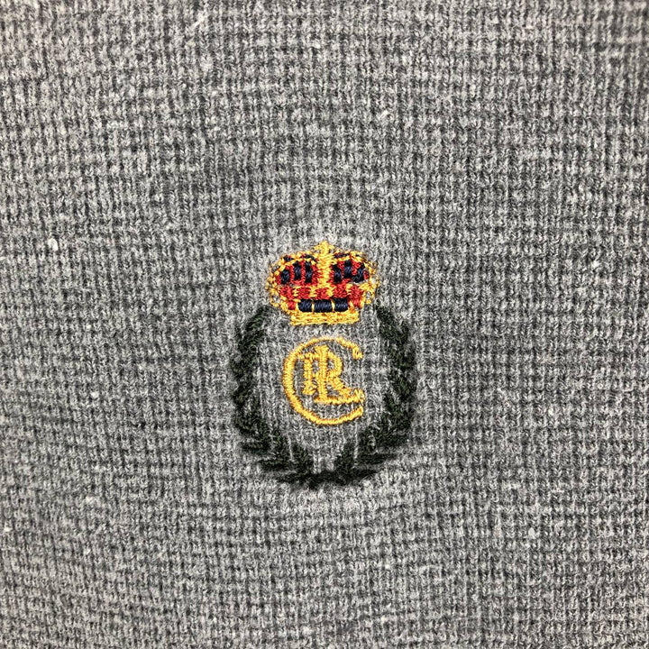 Ralph Lauren CHAPS Thermal Long T-Shirt, Waffle, Men's Size M unclear gray type Vintage Second Hand