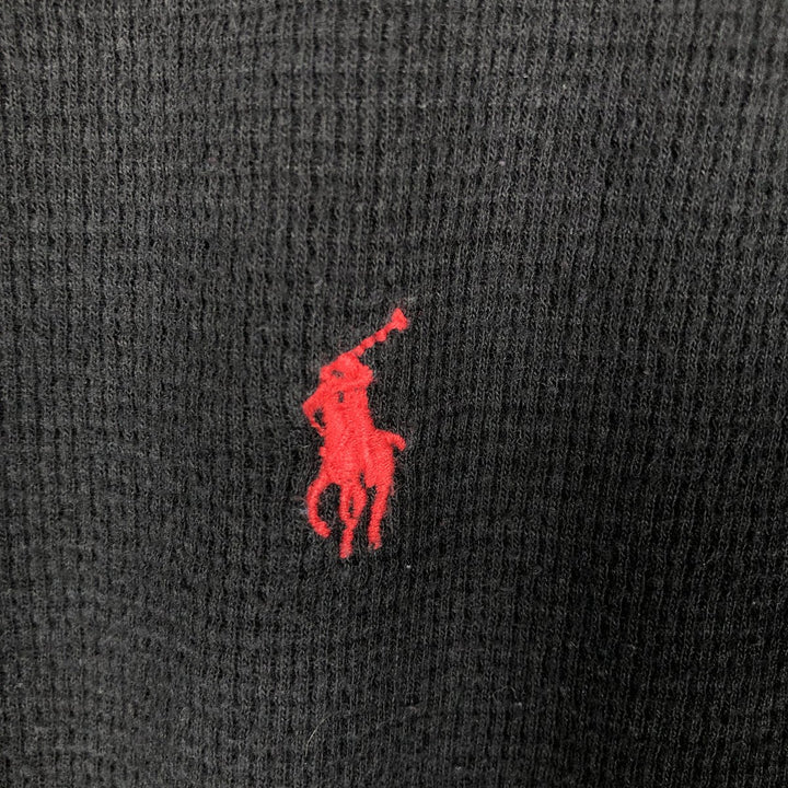 Ralph Lauren POLO RALPH LAUREN SLEEPWEAR Thermal Long T-Shirt, Men's XL cotton black type Vintage Second Hand
