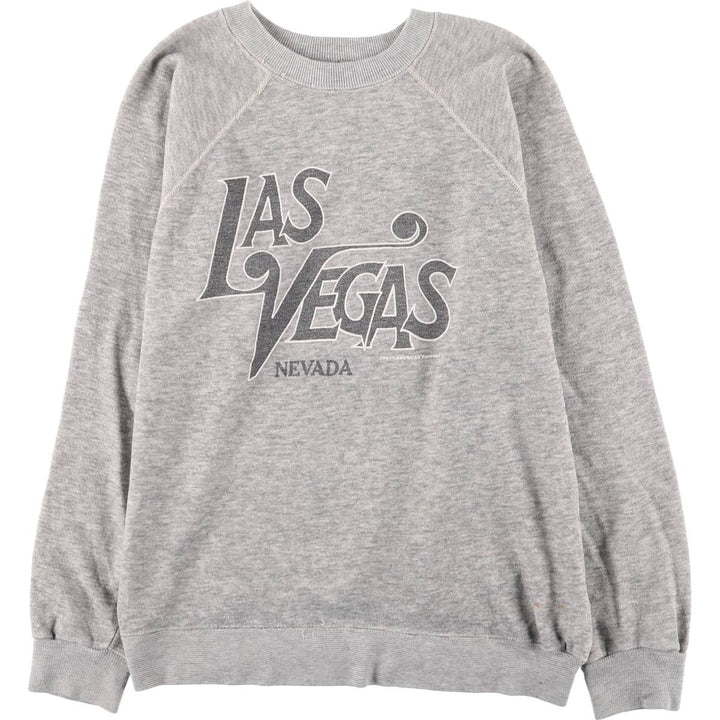 Vintage printed sweatshirt, made in the USA, size L, men's size L acrylic gray type Vintage Second Hand