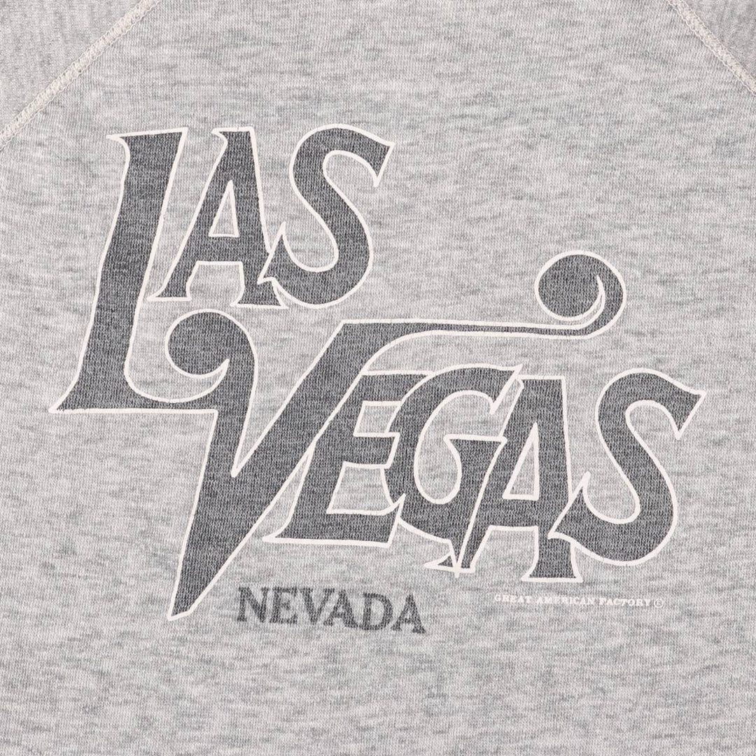 Vintage printed sweatshirt, made in the USA, size L, men's size L acrylic gray type Vintage Second Hand