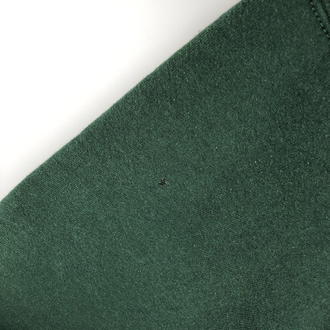 90'S Fruit of the Loom printed sweatshirt, made in the USA, men's XL size, vintage cotton Green type dark green Vintage Second Hand