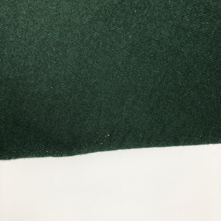 90'S Fruit of the Loom printed sweatshirt, made in the USA, men's XL size, vintage cotton Green type dark green Vintage Second Hand