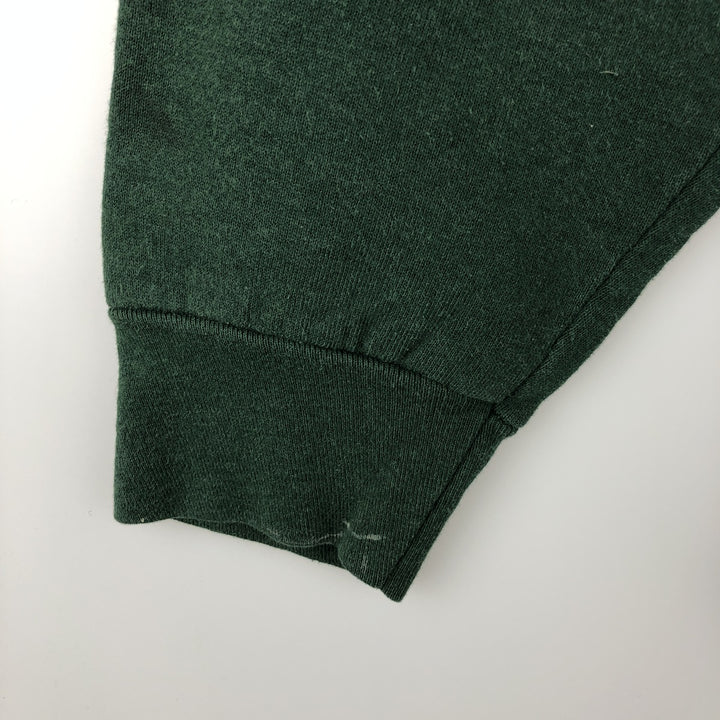 90'S Fruit of the Loom printed sweatshirt, made in the USA, men's XL size, vintage cotton Green type dark green Vintage Second Hand