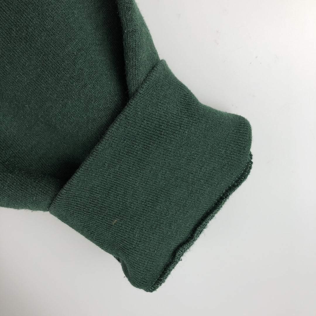 90'S Fruit of the Loom printed sweatshirt, made in the USA, men's XL size, vintage cotton Green type dark green Vintage Second Hand