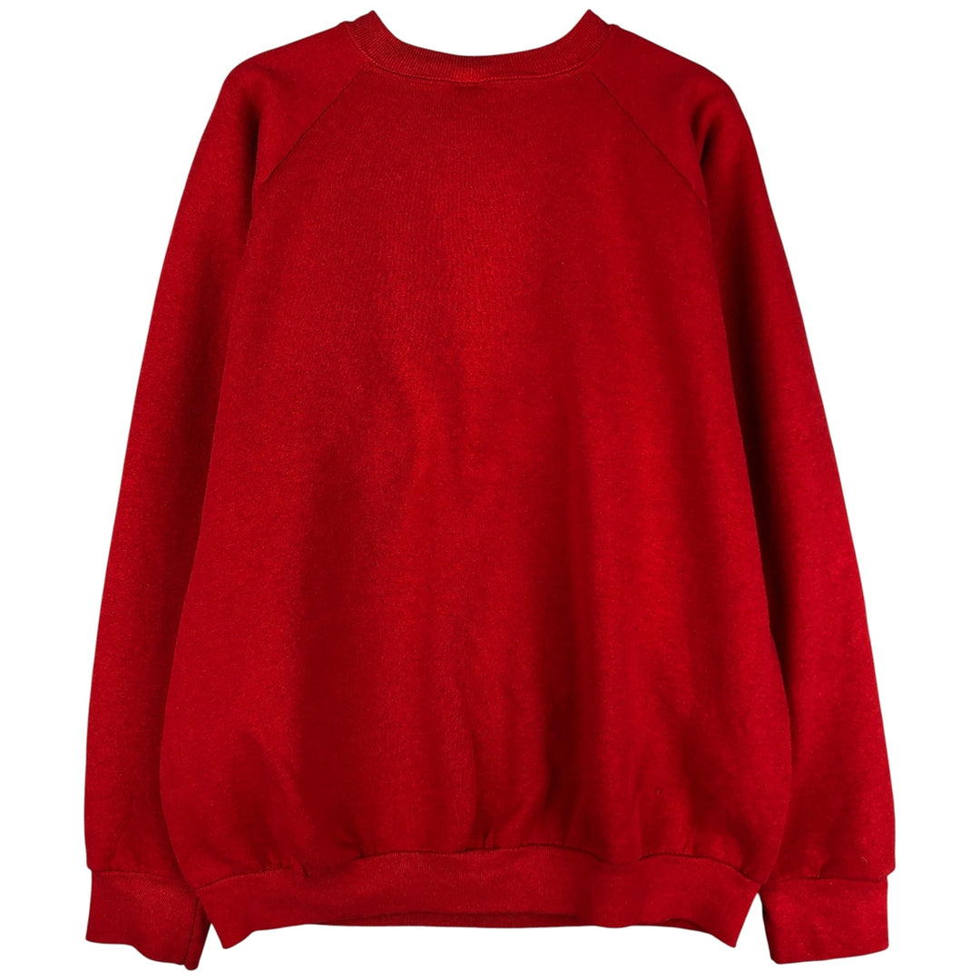Vintage 90'S Fruit of the Loom Norway print sweatshirt, Made in USA, Men's XL cotton red type Vintage Second Hand