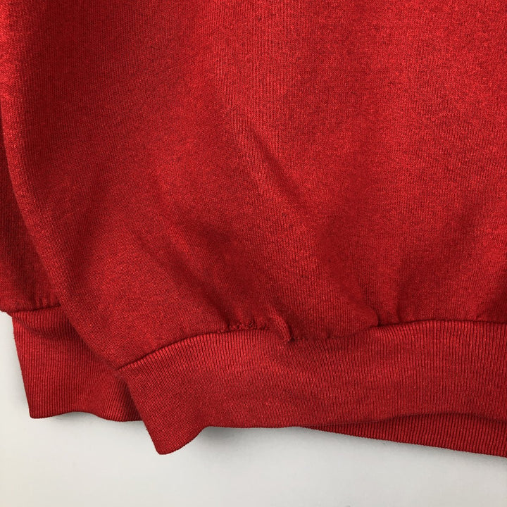 Vintage 90'S Fruit of the Loom Norway print sweatshirt, Made in USA, Men's XL cotton red type Vintage Second Hand