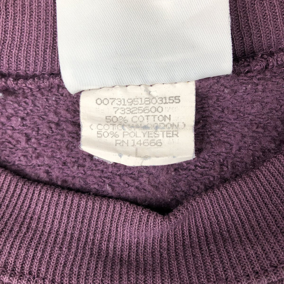 Vintage 90'S Lee printed sweatshirt, made in USA, size L for men cotton purple type Vintage Second Hand