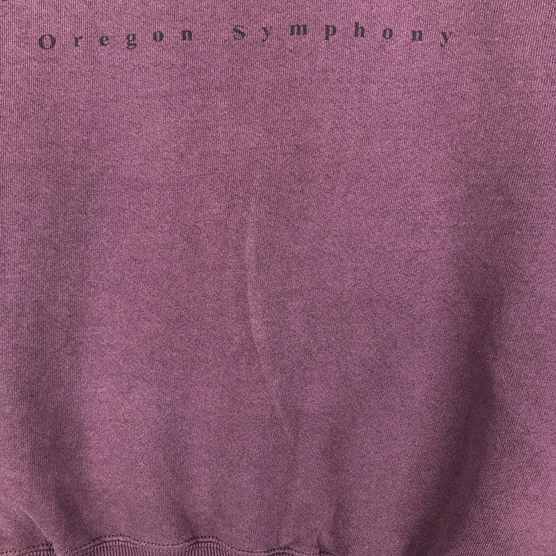 Vintage 90'S Lee printed sweatshirt, made in USA, size L for men cotton purple type Vintage Second Hand